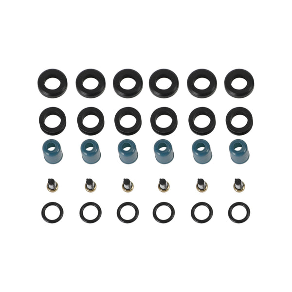 Kit de conversão de junta de reparo de injetor de combustível 6 peças adequado para caminhão Toyota 3VZE 1988-1995 3,0L