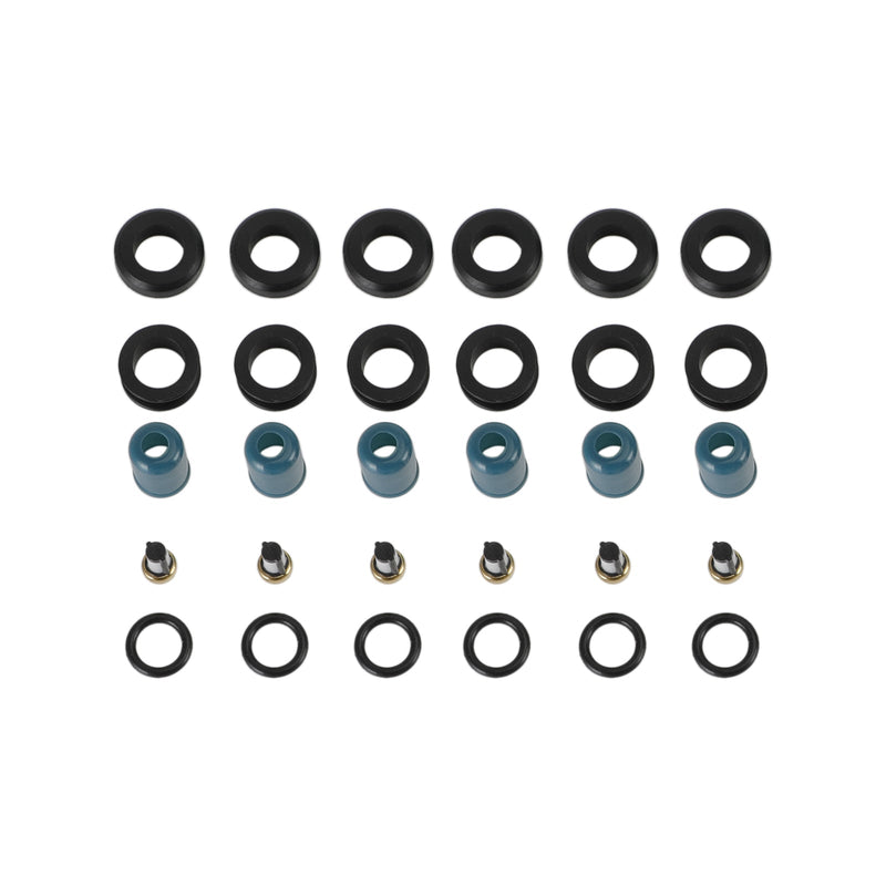 Kit de conversão de junta de reparo de injetor de combustível 6 peças adequado para caminhão Toyota 3VZE 1988-1995 3,0L