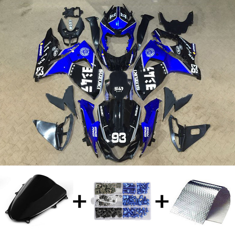 Zestaw owiewek Amotopart Suzuki GSXR1000 2009-2016 K9 Korpus Plastik ABS