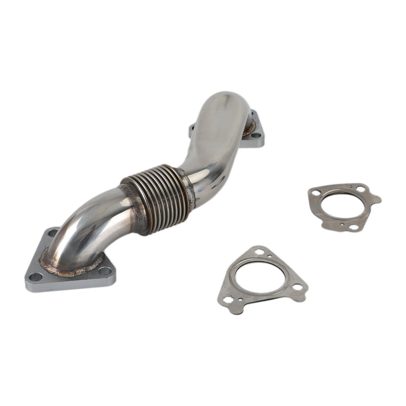 Eksosmanifold opp-rør med pakninger for LB7 LLY LBZ LMM LML 6.6L 2001-2016 Duramax Fedex Express