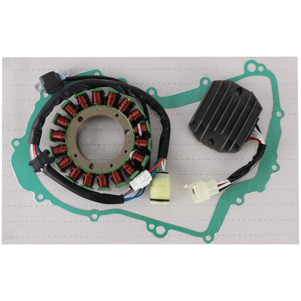 Magneto Stator + Spenningslikeretter + Pakning for Yamaha Big Bear 400 YFM400 00-01 Fedex Express Generic