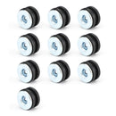 NYT 10 STK M6 Motorcykel Sideplade Gummi/TROMET BOLTSKIT PASSER TIL KAWASAKI