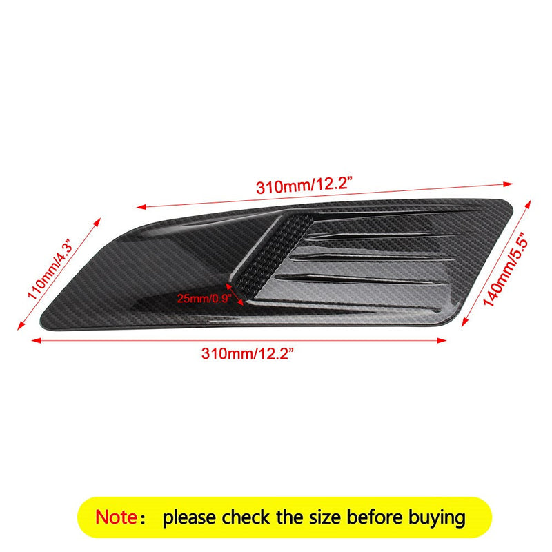 Ford Mustang 2015-2017 Front Huv Vent Trim Cover Trim