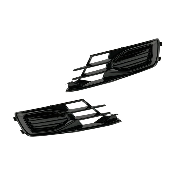 Audi A6 C7 2014-2018 2stk Frontfanger Tåkelys Grill Sort