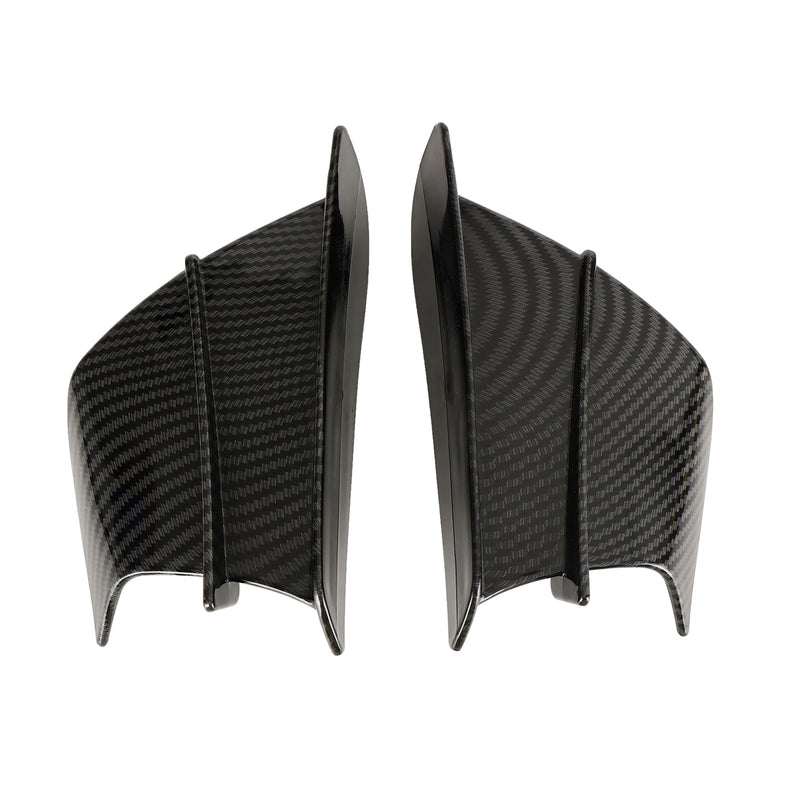 Winglet Wind Fin Aerodynamic Kit Spoiler Trim Cover für Motorrad Universal