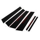 Honda Civic 2006–2011 6-teiliges Autofenster-Säulenpfosten-Abdeckungs-Trim