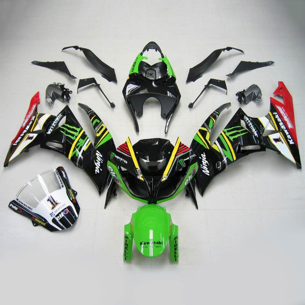 Kit de carenagem para Kawasaki ZX6R 636 2009-2012 Genérico