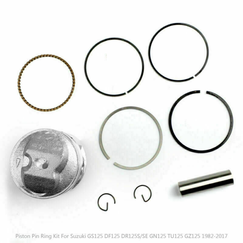 Kit de pistão - Diâmetro padrão Ø57,00 mm Ajuste Suzuki GS125 DF125 DR125 GN125 Genérico 