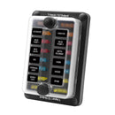 6-kierunkowy/12-kierunkowy uchwyt skrzynki bezpieczników płaskich ATO ATC do wodoodpornej łodzi samochodowej