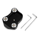 Stativ sidostöd förstorad plattplatta för Honda CB650F CBR650F 2014-2018 Generic