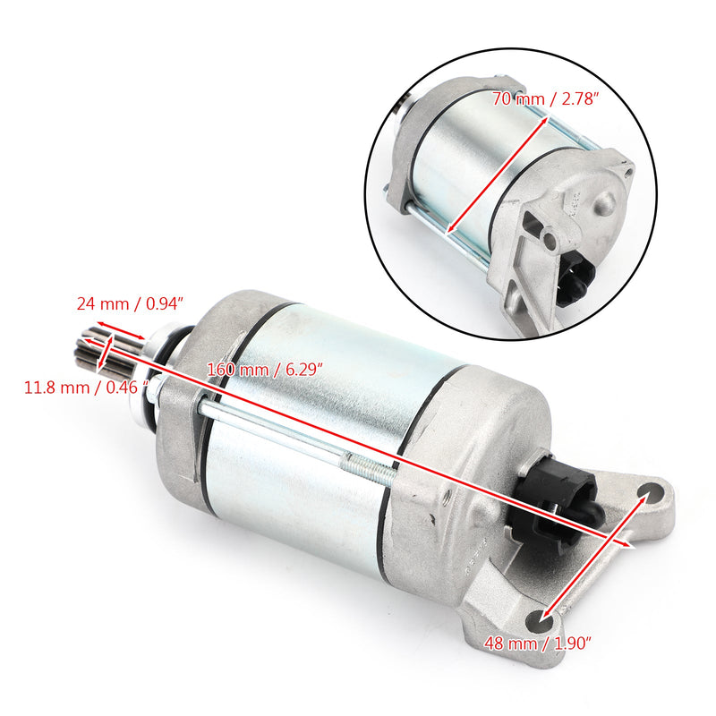 Motor de arranque adequado para Yamaha YFZ450R SE Edição Especial 449cc 2009-2020 18P-81890-00 Genérico