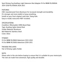 Areyourshop Spot Nebelscheinwerfer Stangenhalter passend für BMW R1200GSA 2014-2018 R1250GSA 18-21 Silber