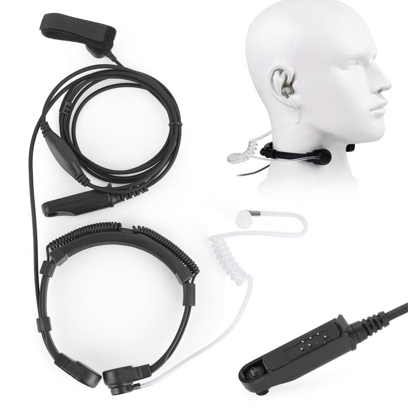 Tactical Throat Mic Headset Sopiva Baofeng UV-9R Plus BF-9700 BF-A58 UV-82WP