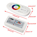 Pilot zdalnego sterowania dotykowy RF 2,4G do taśmy LED RGB DC 12–24 V