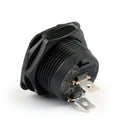 R13-135A Rundbådsvippekontakt SPST 2Pin ON-OFF 10A/250VAC 16A/125VAC