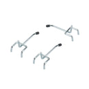 50 stk 2" sikkerhetskroker for kroker med svart spiss