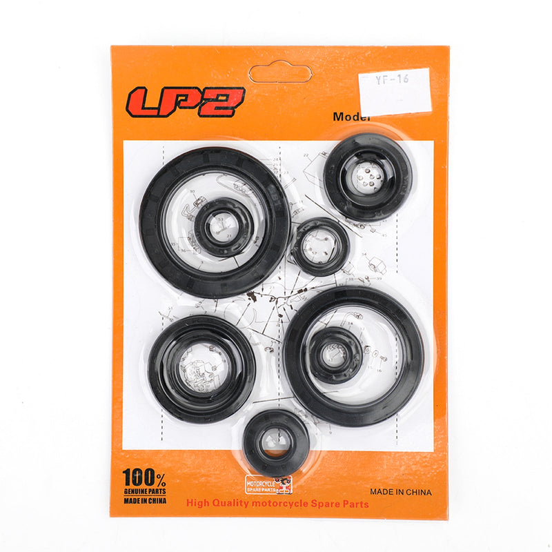 Juego de sellos de aceite de motor 10 piezas sellos para Honda CRF 450R 2007-2008 Motocross Enduro Generic