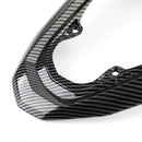 Capa de carenagem do assento traseiro da motocicleta se encaixa kawasaki z900 2017-2024 carbono genérico