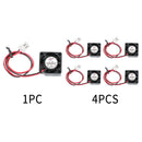 Ventilador de resfriamento DC sem escova 12V 0,05A 2010 20x20x10mm Manga 2 Pin Fio