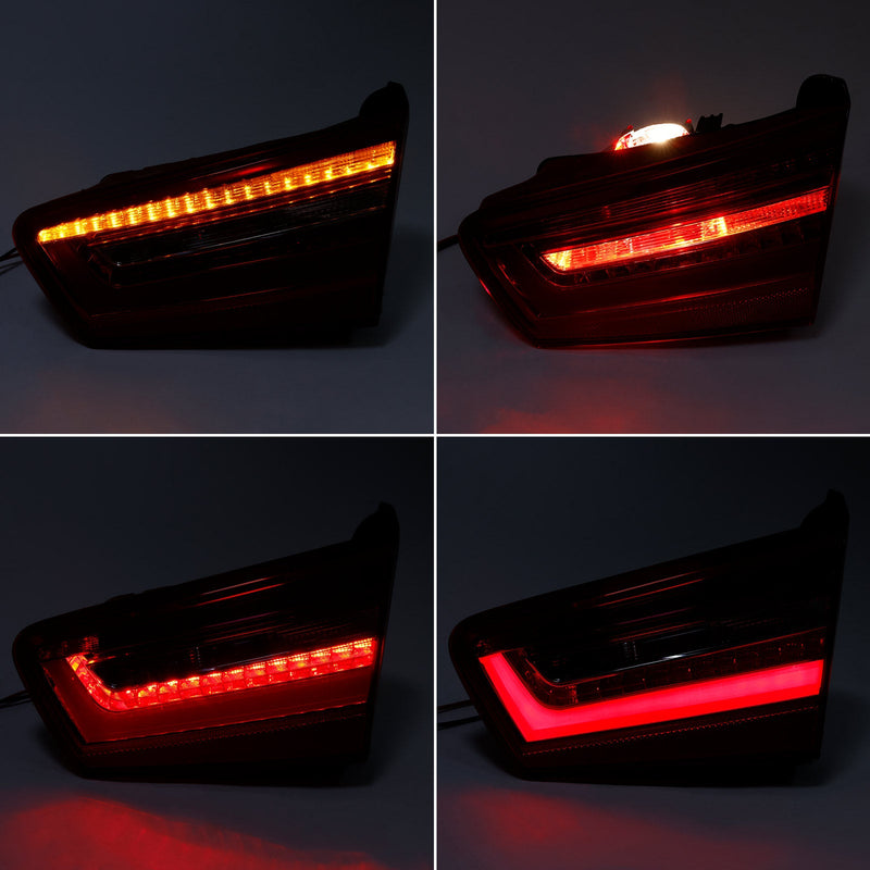 Tronco interno direito LED luz traseira lâmpada traseira para AUDI A6 C7 2012-2015