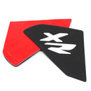 2x Protector lateral de depósito protección de depósito apto para BMW F900Xr 20+ de goma genérica negra