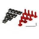 Motorrad-Aluminium-Verkleidungsgitter M6 x 20 mm Schraubenbolzen Clips-Kit QTY 10 Generic