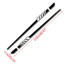 2 Stück Seitenschweller Streifen Aufkleber Aufkleber für Mercedes Benz W205 C-Klasse AMG Schwarz Generic