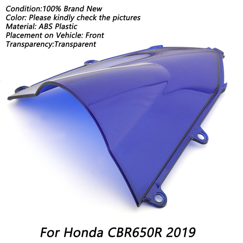 ABS-moottoripyörän tuulilasi Honda CBR650R 2019-2022