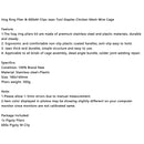 Hog ringtang og 600xM clips Bageværktøj Hæfteklammer Kyllingetrådsbur