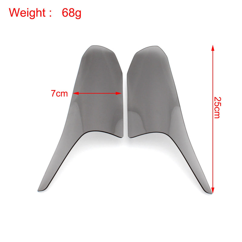 Framlampa lins strålkastare linsskydd lämplig för Honda Cbr650R 2019-2021 Smoke Generic
