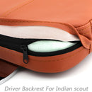 Respaldo del conductor para Indian Scout 2015-2018 Scout Sixty 2016-2018 Negro Genérico