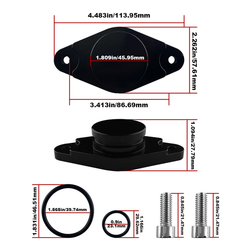 Zestaw rur Turbo CCV PCV Reroute Kit na lata 2011-2016 GMC 6.6L Duramax Diesel Generic