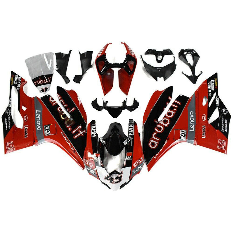 Kåpesett kropp ABS egnet for Ducati 1199 899 2012-2014 Generisk