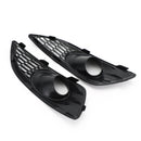 Paar Kühlergrill schwarz glänzend Nebelscheinwerfer Lampenabdeckung passend für Ford Fiesta 2013–2017 generisch