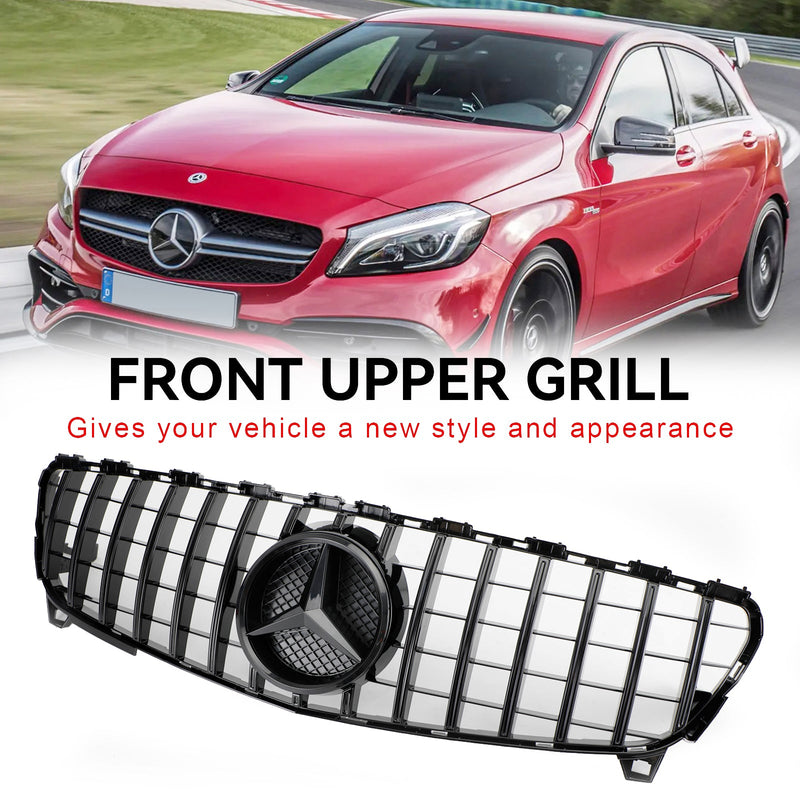 MERCEDES BENZ A-KLASSE W176 2016-2018 GTR Style Front Bumper Grill