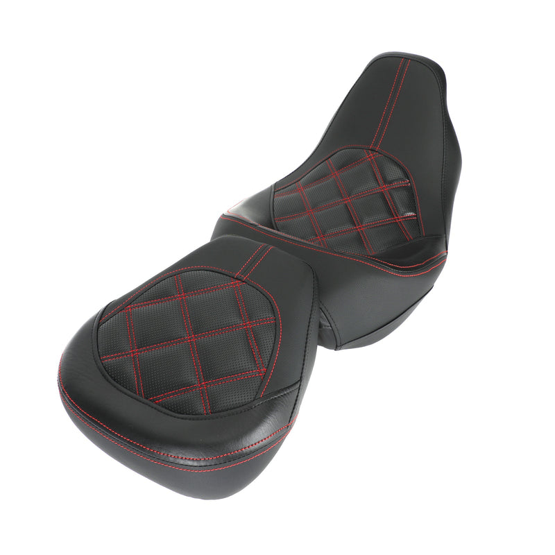 Asiento del conductor y pasajero adecuado rojo para Touring CVO Electra Street Glide 09-23