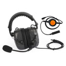 7.1-C5 einstellbares Headset mit Geräuschunterdrückung für Kenwood TK-208 TK-220 TK-240