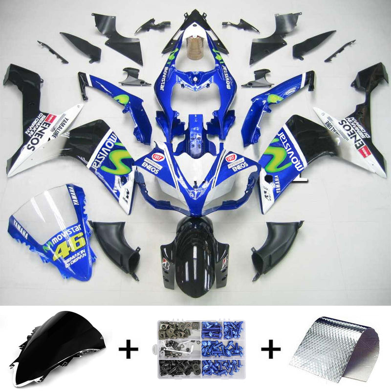 Kåpesett for Yamaha YZF 1000 R1 2007-2008 Generisk