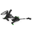 CNC-alumiiniset jalkatuet jalkatuet vihreä sopivat Kawasaki Ninja EX 250 / 400 2018-2020 Generic