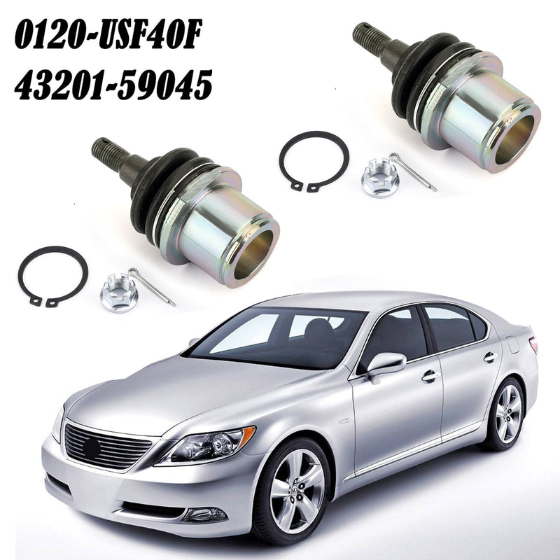 2 x vorderes unteres Achsschenkel-Spindel-Kugelgelenk für 07–16 Lexus LS460 43201–59045