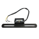 Universelle Motorrad -Kennzeichen -Plattenhalterung mit Licht