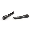 Vordere + hintere Fußstütze Fußrasten für Suzuki GSXR 1300 Hayabusa 2008-2015 Schwarz Generic