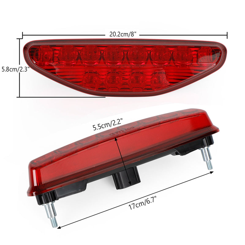 Luz traseira de freio traseira LED para HONDA TRX450R e TRX450ER 2006-2014 genérico