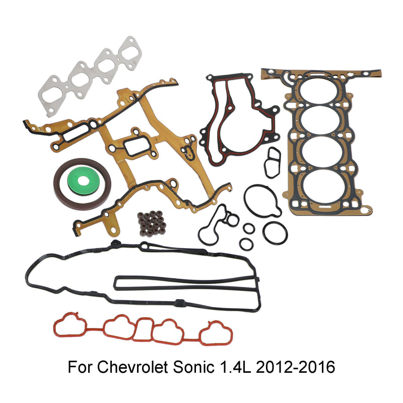 HS54898 Zestaw uszczelek głowicy silnika dla Chevrolet Sonic Cruze Trax 1.4L 2011-2016 Generic