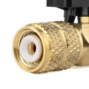 3 stk lige kugleventiler 1/4" SAE kølemiddel HVAC A/C Tech Håndværktøj til R410A