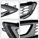 2PCS Frontstoßstange Nebelscheinwerfer Lampenabdeckung Lünette Gitter passend für Ford Focus 2015-2018