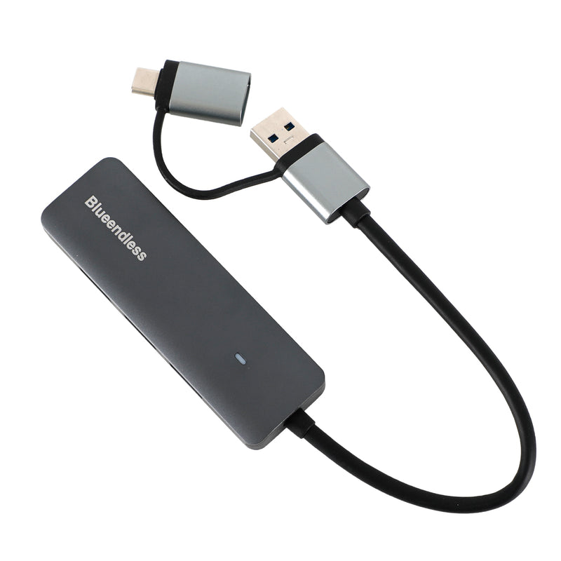 4 i 1 USB C HUB för Macbook iPad Pro Air M1 PC Tillbehör USB C Splitter