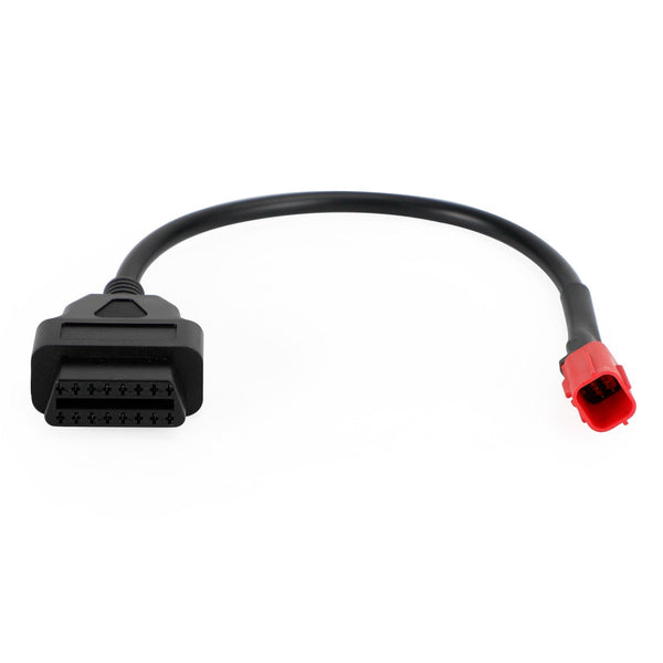 Honda 6 pins mannlig diagnosekabel til 16 pins adapter OBD2 motorsykkelkabel