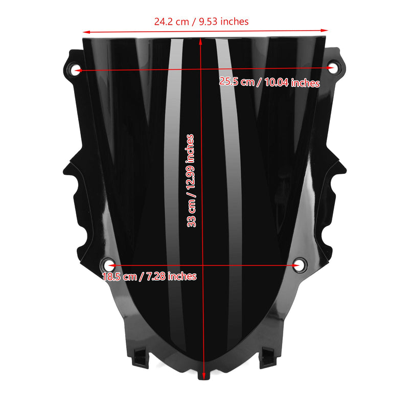 Yamaha YZF R3 2019-2020 Motorrad-Windschutzscheibe aus ABS-Kunststoff