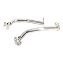 STŘÍBRNÉ NÁRAZNÉ LIŠTY VÁLCE OCHRANA MOTORU Vhodné pro BMW R1250GSA 2018-2021 Generic